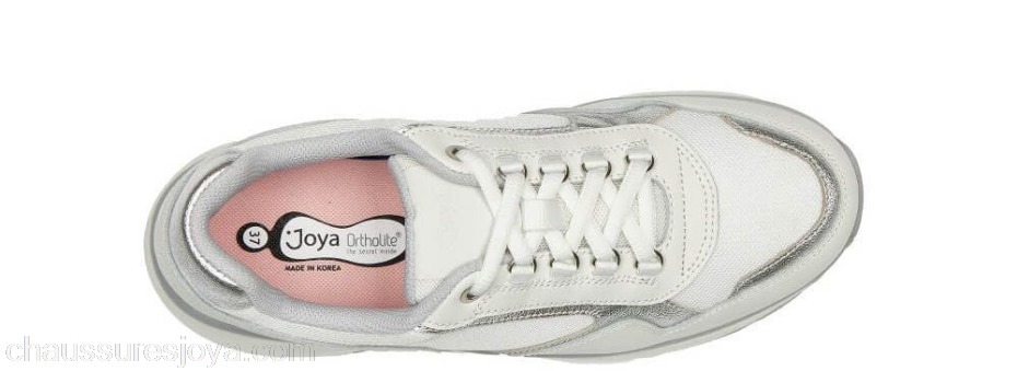 Joya Tina II Mode Paniers Femmes – Blanc/Argent